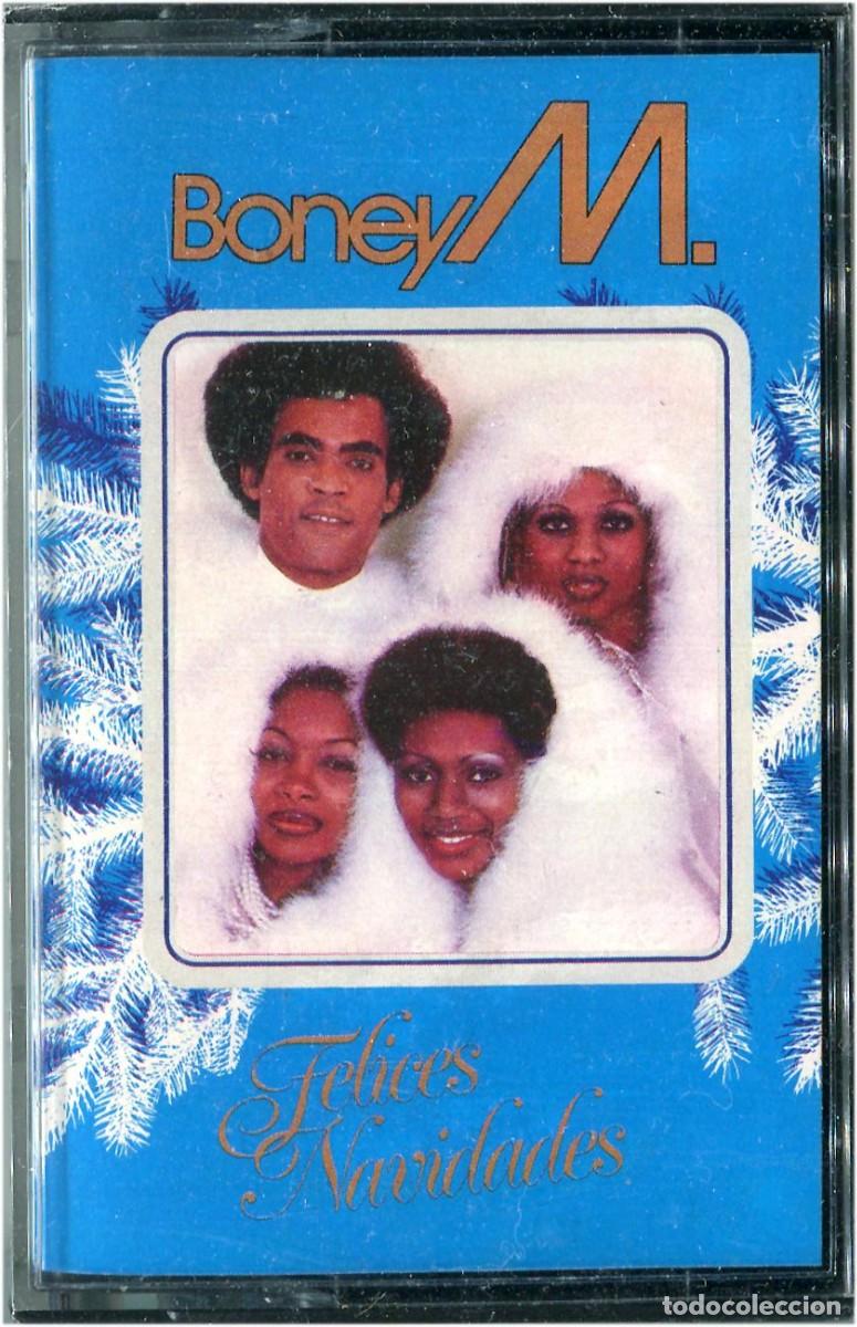 Casetes antiguos: Boney M. - Felices Navidades, Christmas Album - Cassette Spain 1981- Ariola PE-0328 - Precintado