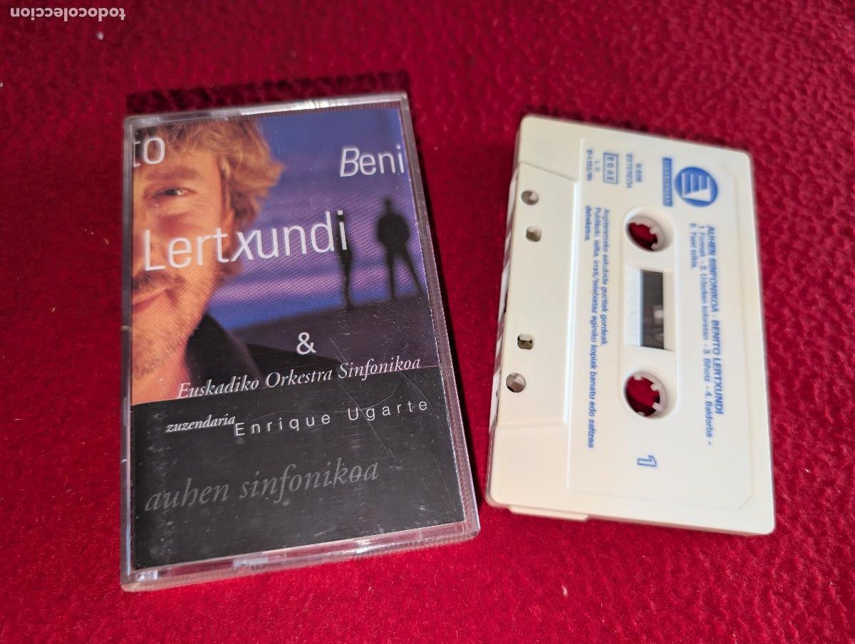 Casetes antiguos: BENITO LERTXUNDI & EUSKADIKO ORKESTRA SINFONIKOA dir Ugarte K7 CASSETTE 1996 Elkarlanean