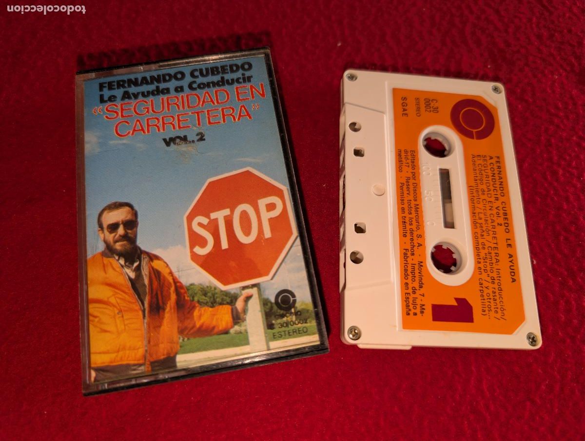 Casetes antiguos: FERNANDO CUBEDO Le ayuda a conducir Seguridad en Carretera Vol.2 K7 CASSETTE 1979