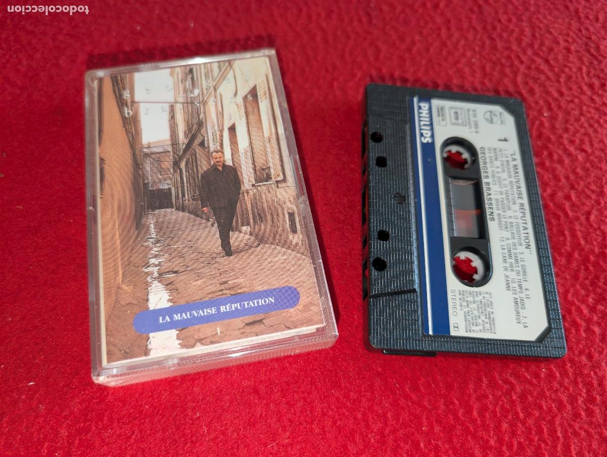 Casetes antiguos: GEORGES BRASSENS La mauvaise reputation K7 CASSETTE Phonogram