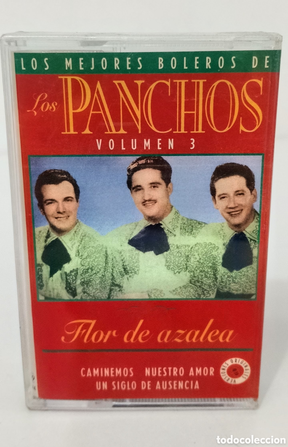 Casetes antiguos: LOS MEJORES BOLEROS DE LOS PANCHOS - CASSETTE PRECINTADO