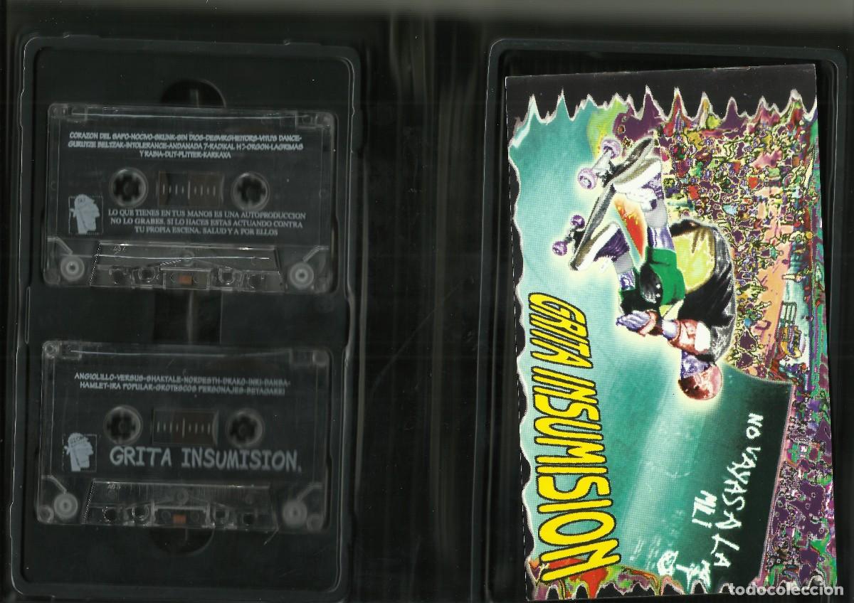 Casetes antiguos: GRITA INSUMISION 2 cassette - Foto 3