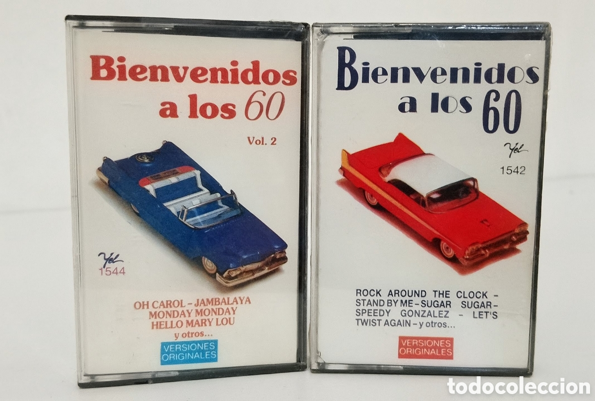 Casetes antiguos: PACK 2. BIENVENIDOS A LOS 60 (VOL.1 + VOL.2) - CASSETTE PRECINTADO
