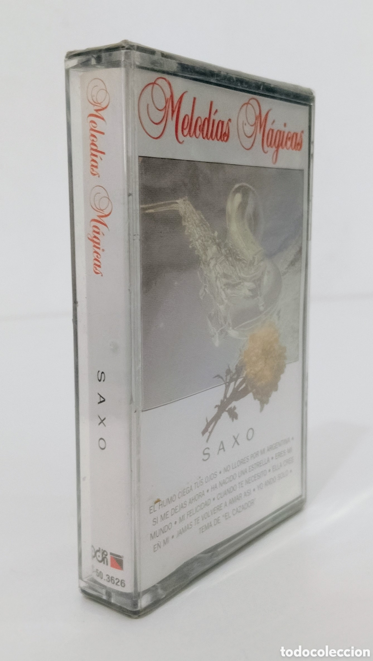 Casetes antiguos: MELOD&Iacute;AS M&Aacute;GICAS - SAXO. CASSETTE PRECINTADO - Foto 2