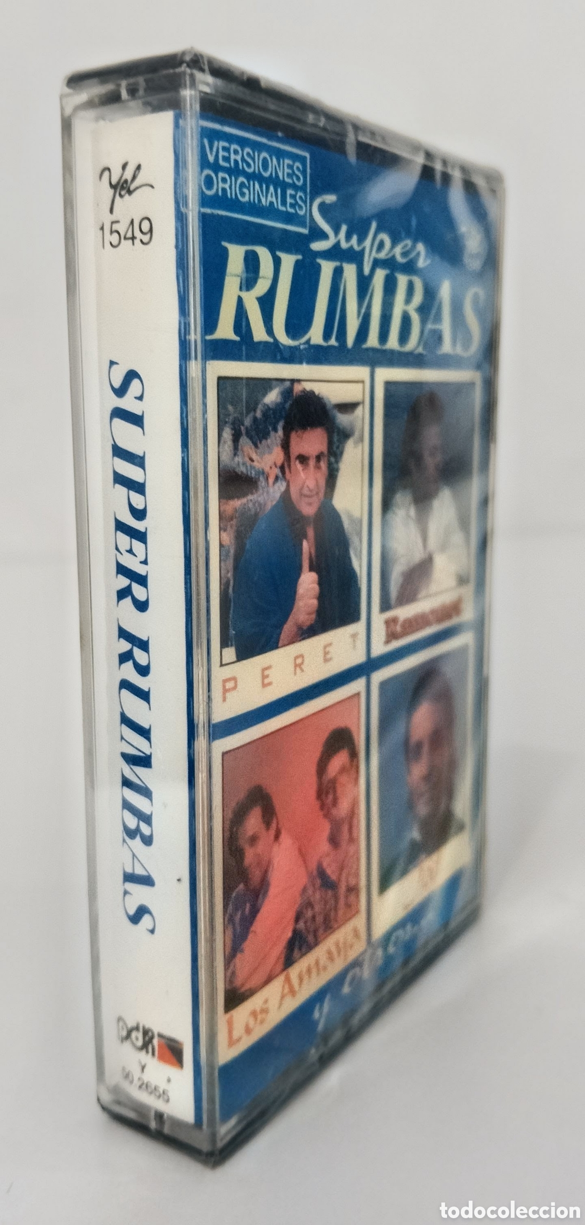 Casetes antiguos: SUPER RUMBAS - VERSIONES ORIGINALES. CASSETTE PRECINTADO - Foto 2