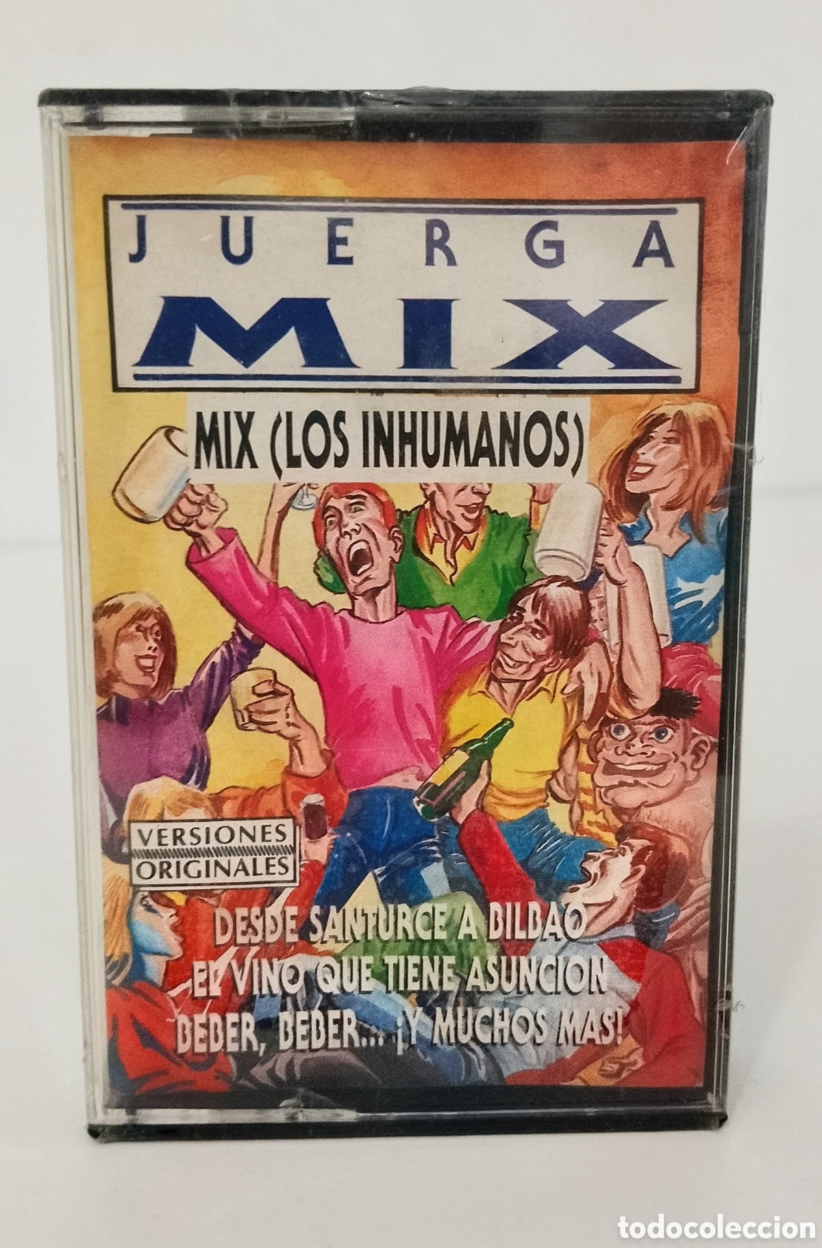 Casetes antiguos: LOS INHUMANOS - JUERGA MIX. CASSETTE PRECINTADO