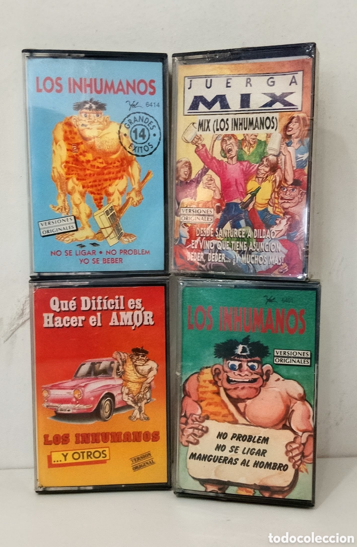 Casetes antiguos: OFERTA! PACK4 LOEJOR DE LOS INHUMANOS. CASSETTES PRECINTADOS