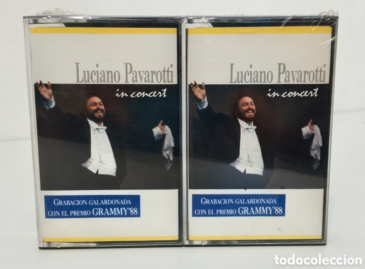 Casetes antiguos: LUCIANO PAVAROTTI - IN CONCERT (2 CASSETES). CASSETTE PRECINTADO