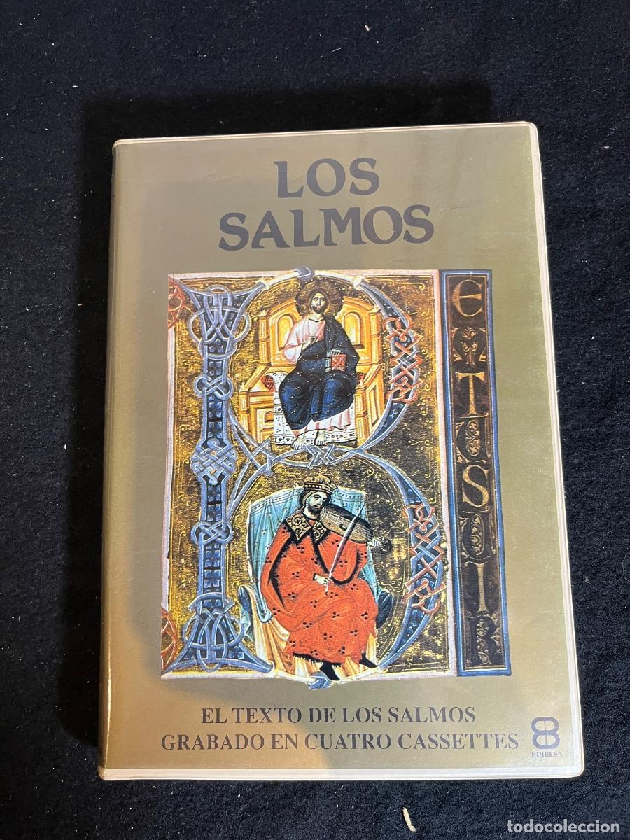 Casetes antiguos: Pack casetes Los Salmos EDIBESA Biblia para escuchar cintas religiosas vintage anal&oacute;gicas
