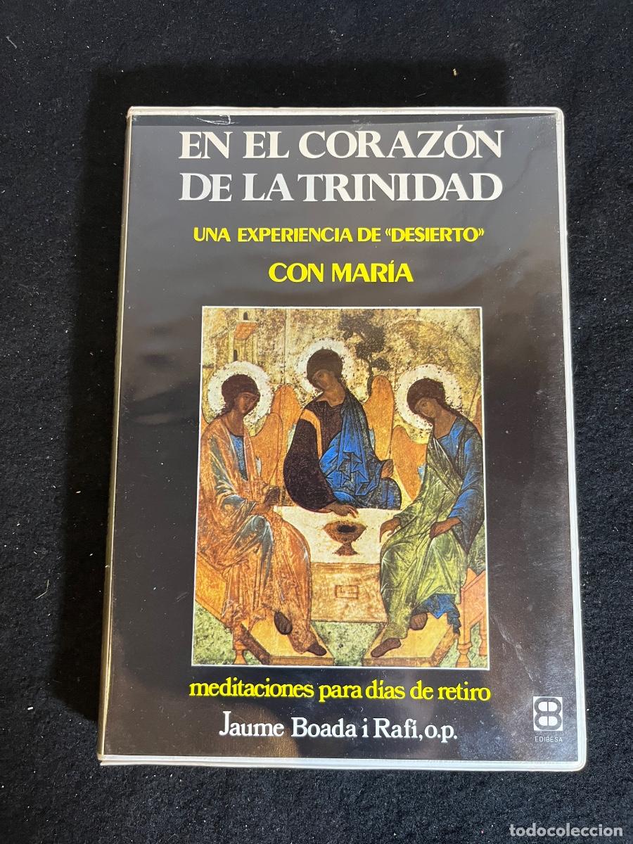 Casetes antiguos: Pack 4 casetes En el coraz&oacute;n de la Trinidad EDIBESA Jaume Boada cintas religiosas