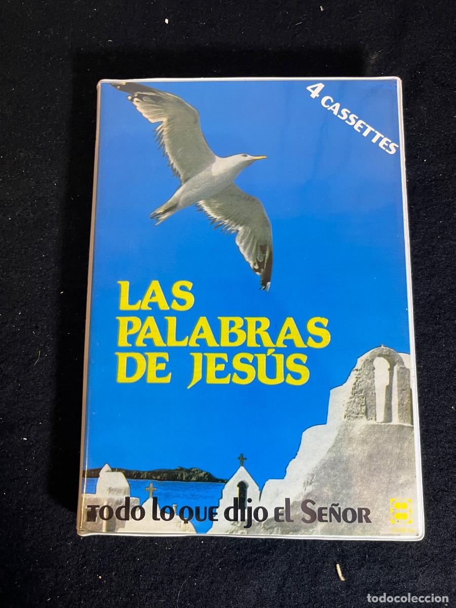 Cassette antiche: Las Palabras de Jes&uacute;s EDIBESA pack casetes religiosos vintage incompleto cintas audio