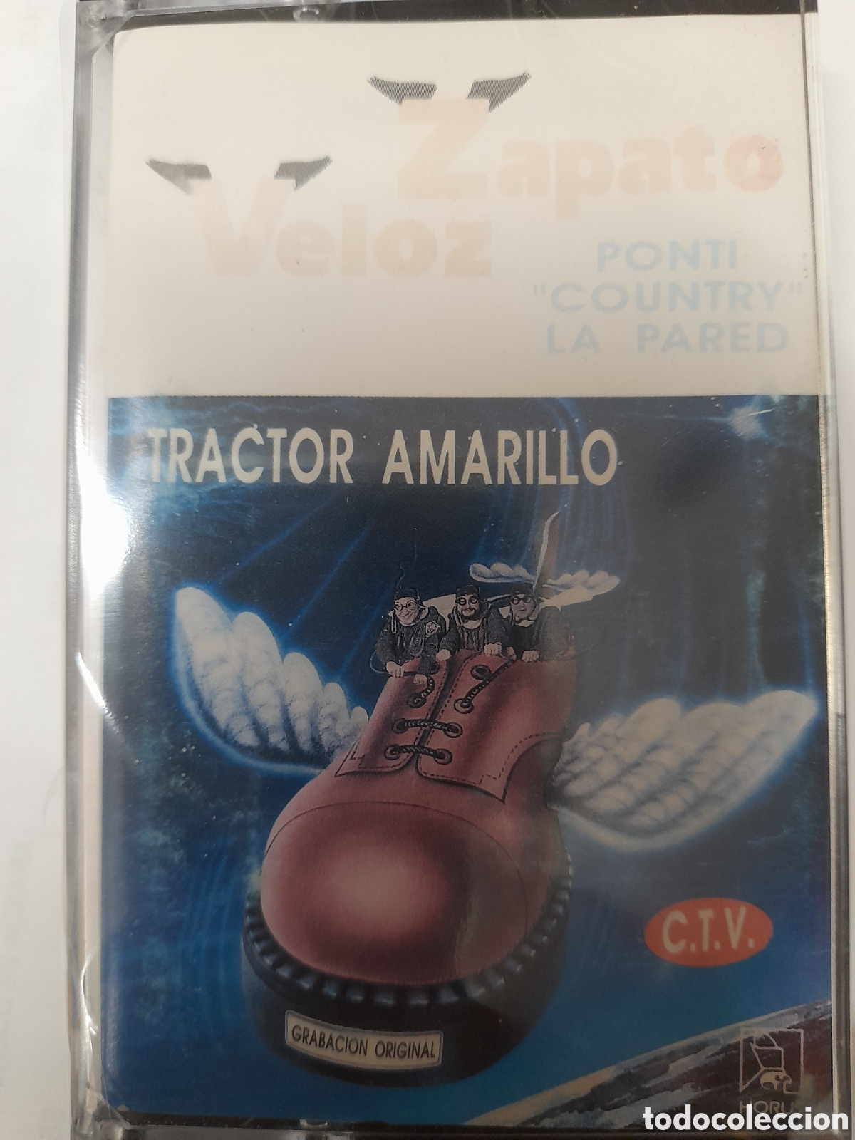 Casetes antiguos: ZAPATO VELOZ. TRACTOR AMARILLO - Foto 1