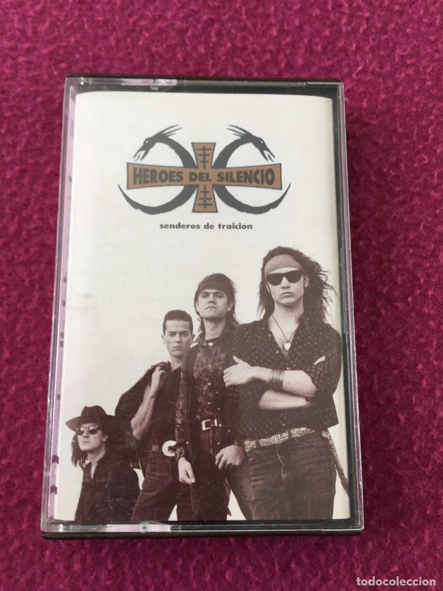 Casetes antiguos: Cinta cassette Heroes del Silencio - Senderos de Traicion de 1990