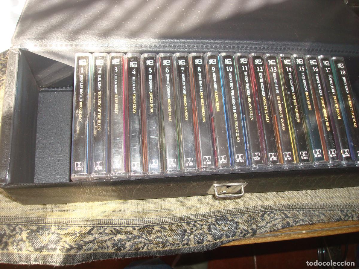 Casetes antiguos: THE BLUES COLLECTION. ESTUCHE CON 18 CASETE&acute;S. EDC. UK. IMPECABLES