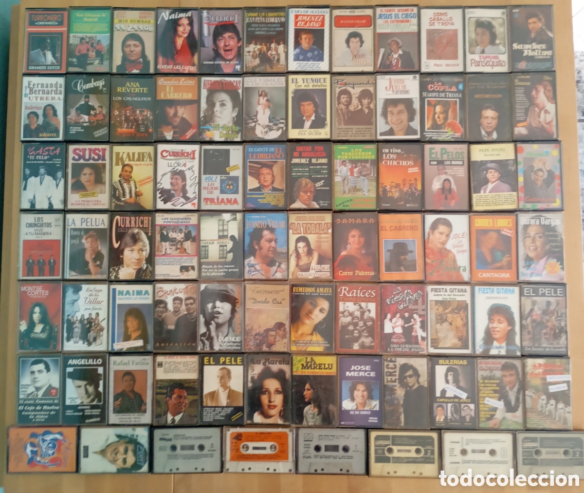 Cassette antiche: 80 Casetes Flamenco Buler&iacute;a Rumba Cante Gitano.. Triana Lole y Manuel Jos&eacute; Merce Farina Amaya