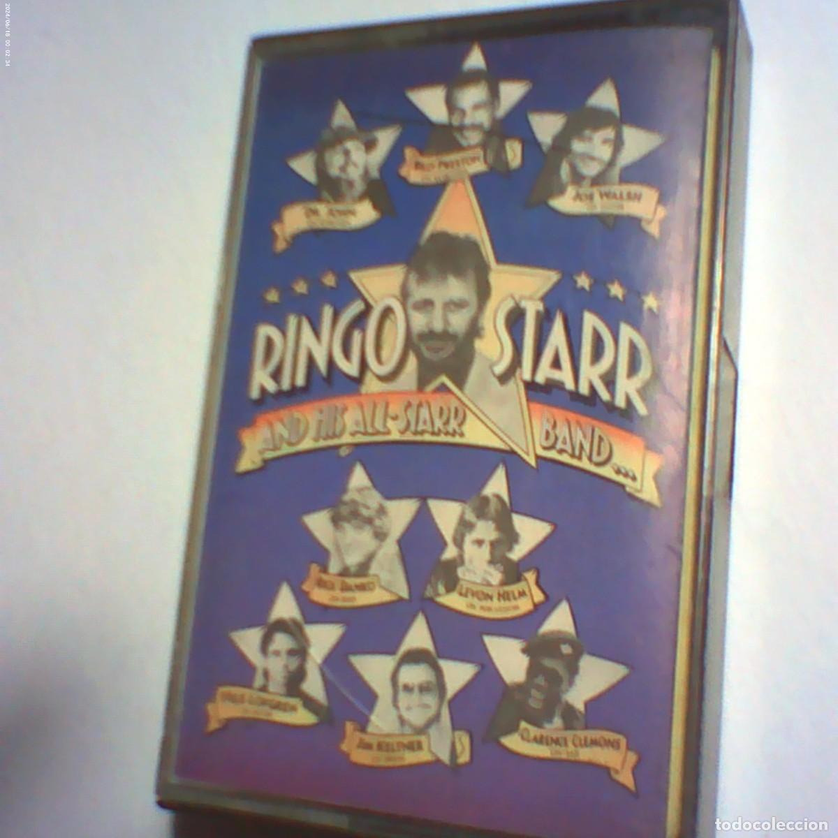 Casetes antiguos: cinta casete ringo starr and his all-starr band (beatles). emi 1990 spain (seminueva)