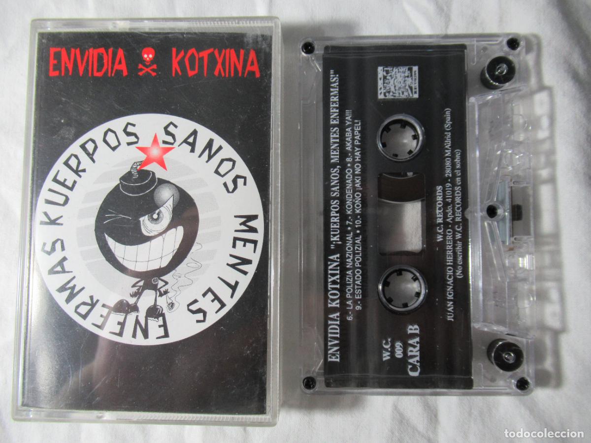 Cassetes antigas: ENVIDIA KOTXINA - KUERPOS SANOS MENTES ENFERMAS - CASSETTE PUNK 1997