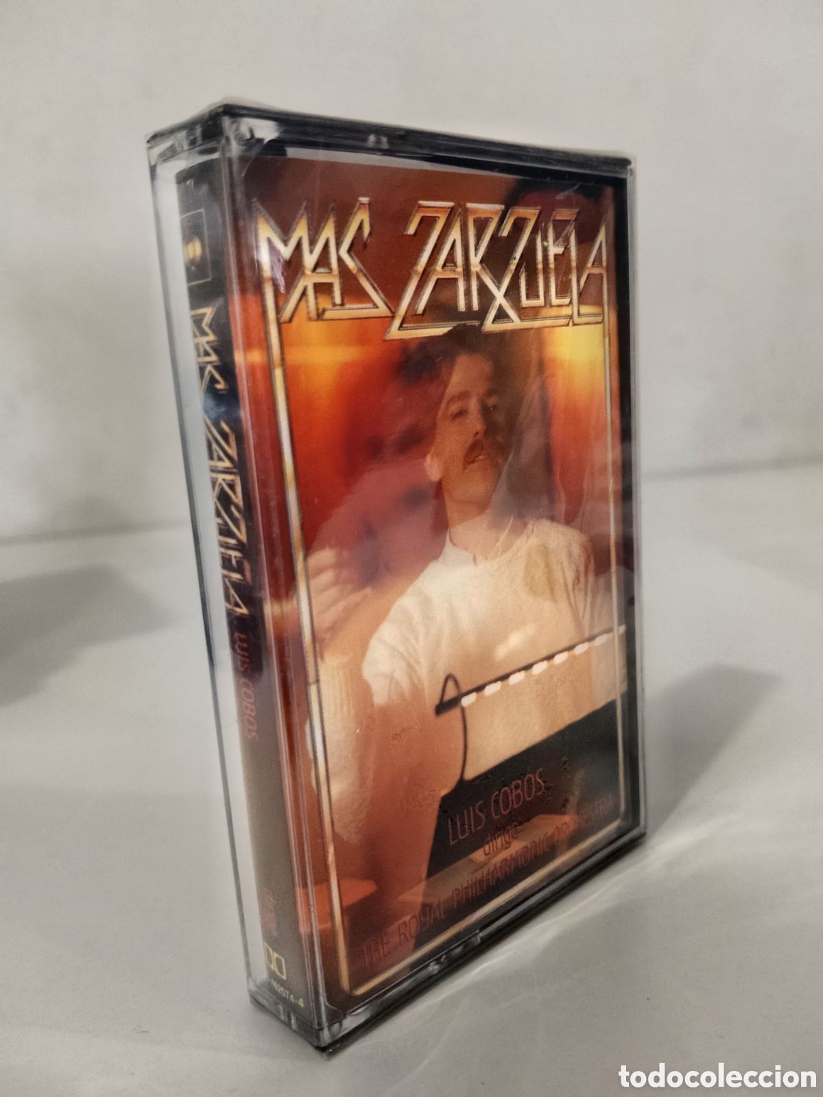 Casetes antiguos: MAS ZARZUELA - LUIS COBOS. CASSETTE PRECINTADO - Foto 3