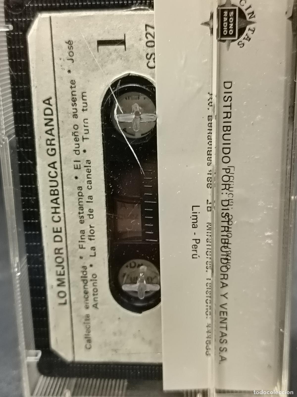 Casetes antiguos: Lo mejor de CHABUCA GRANDA. Cassette. - Foto 2