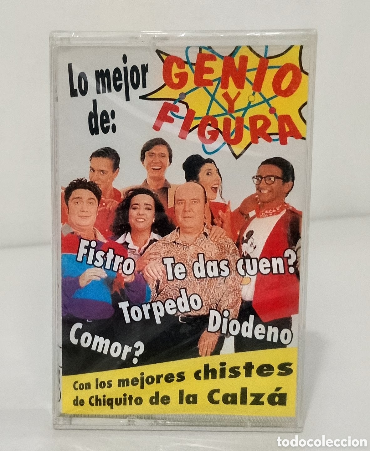 Casetes antiguos: LO MEJOR DE GENIO Y FIGURA. CASSETTE PRECINTADO