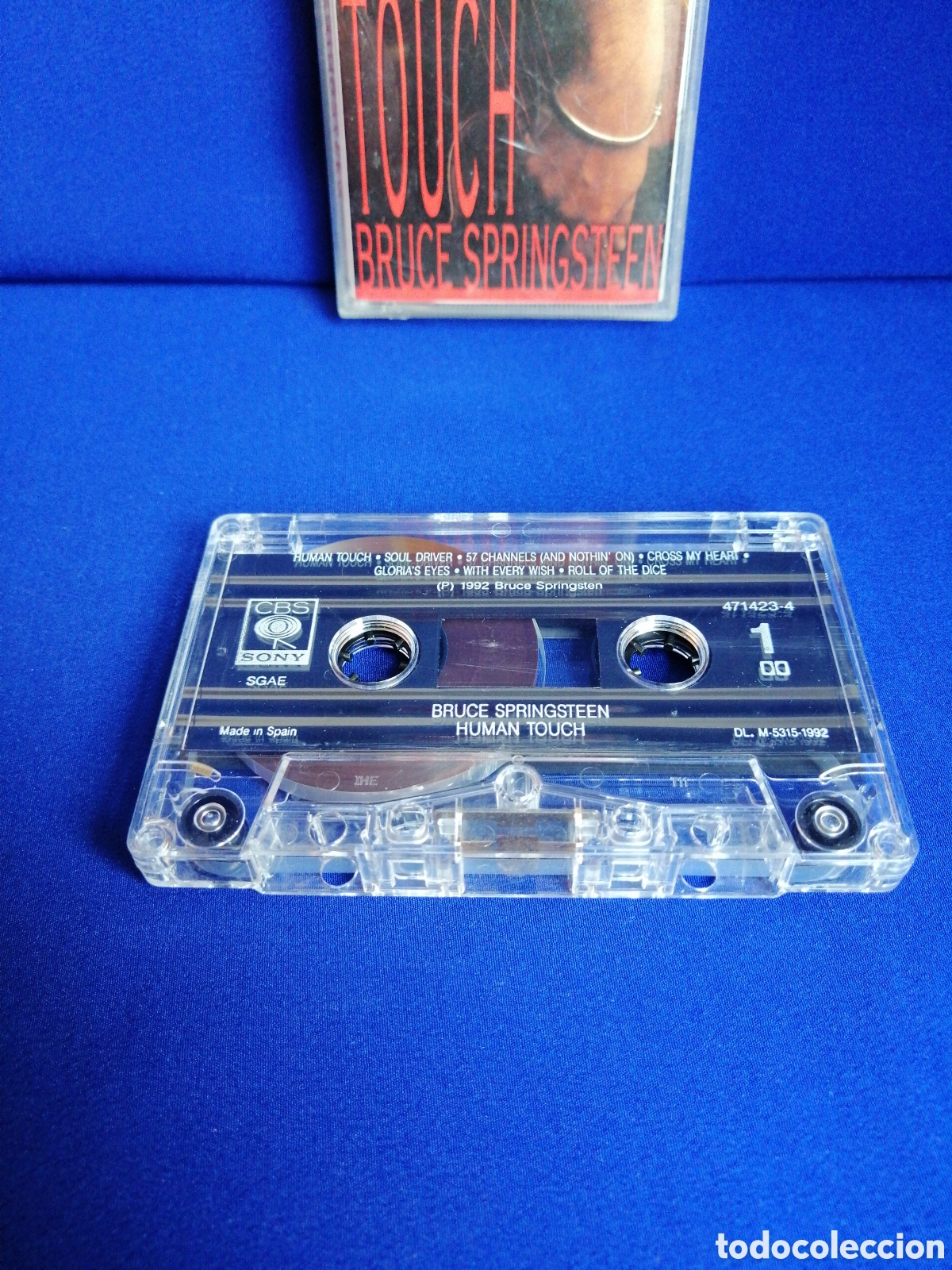Casetes antiguos: BRUCE SPRINGSTEEN - HUMAN TOUCH 1992 CBS SONY - Foto 2