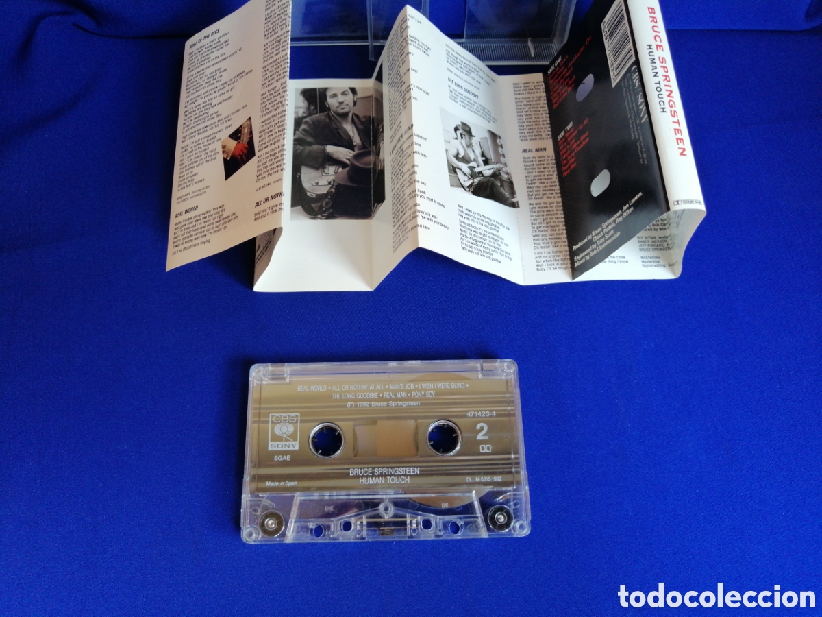 Casetes antiguos: BRUCE SPRINGSTEEN - HUMAN TOUCH 1992 CBS SONY - Foto 3