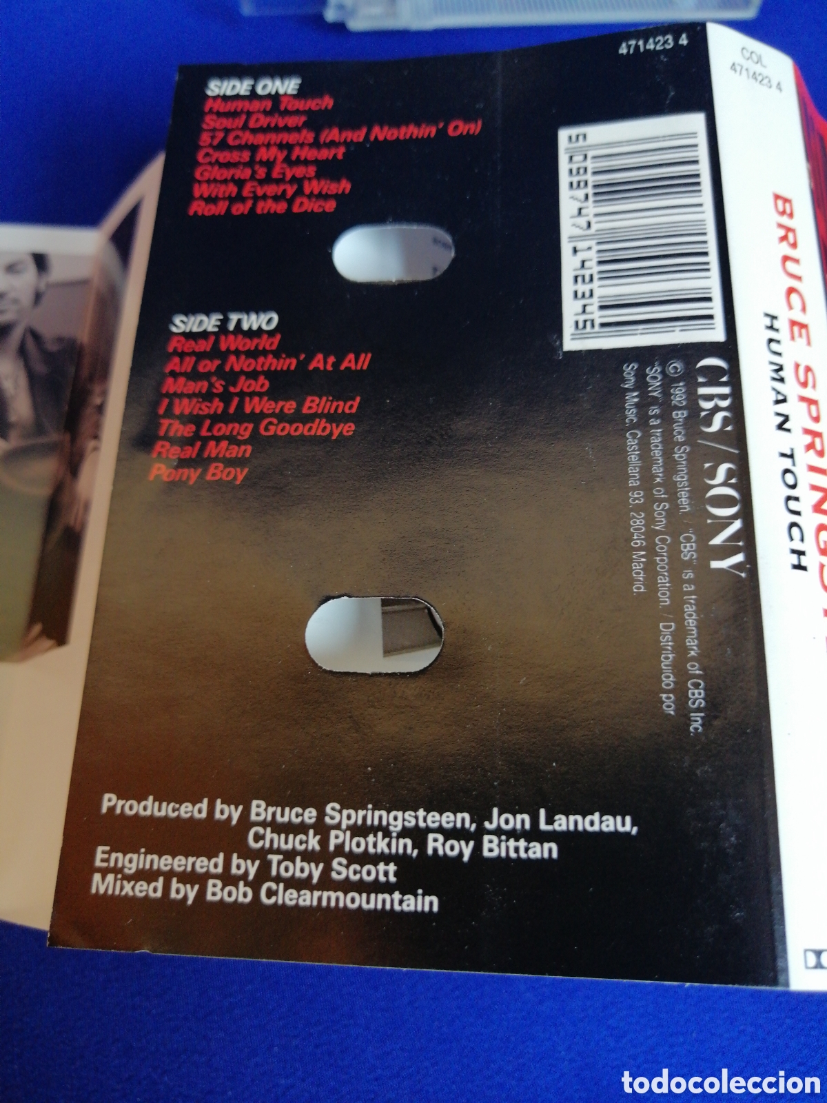 Casetes antiguos: BRUCE SPRINGSTEEN - HUMAN TOUCH 1992 CBS SONY - Foto 9