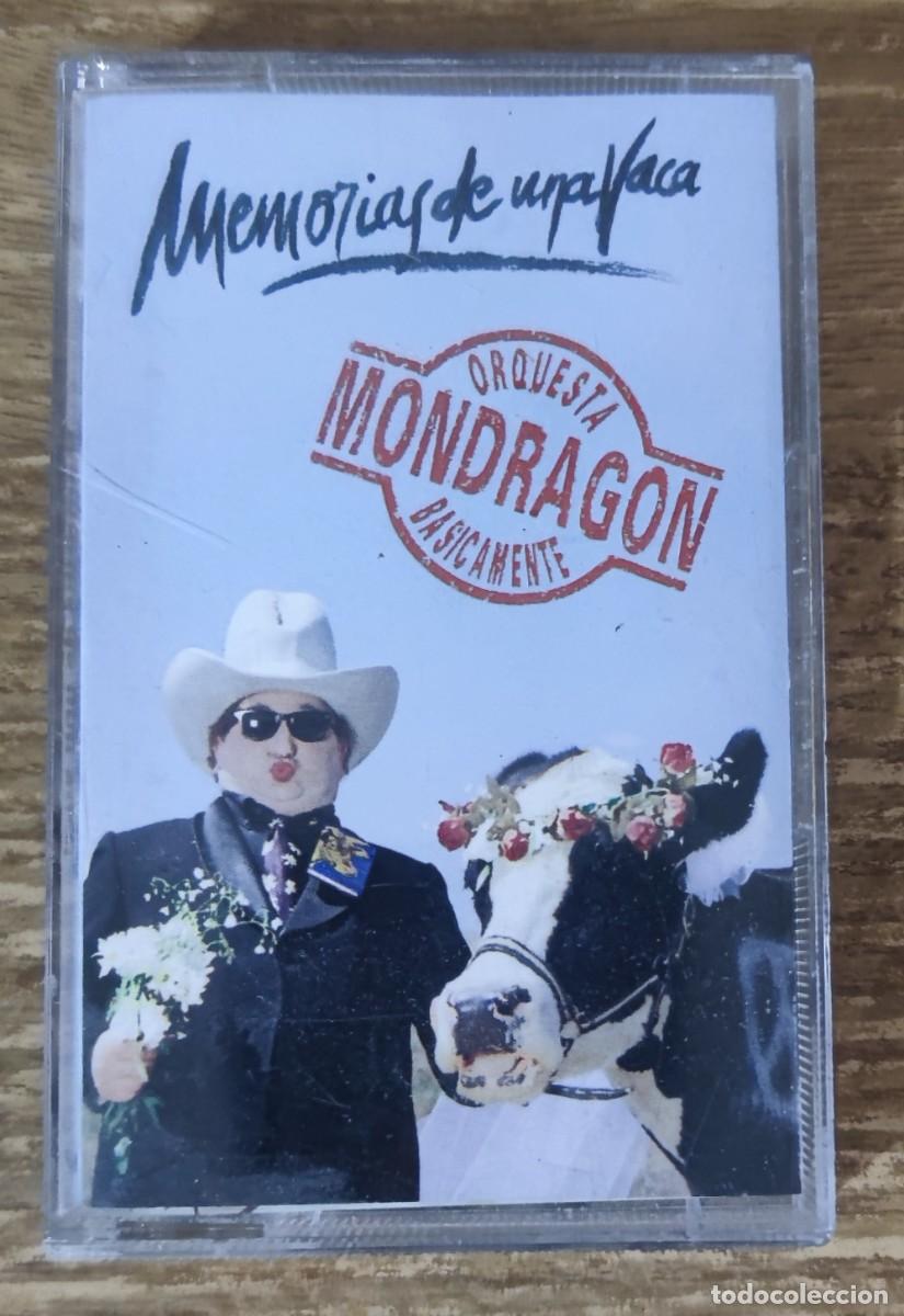 Casetes antiguos: Cassette Orquesta Mondrag&oacute;n - Memorias de una vaca (1995)