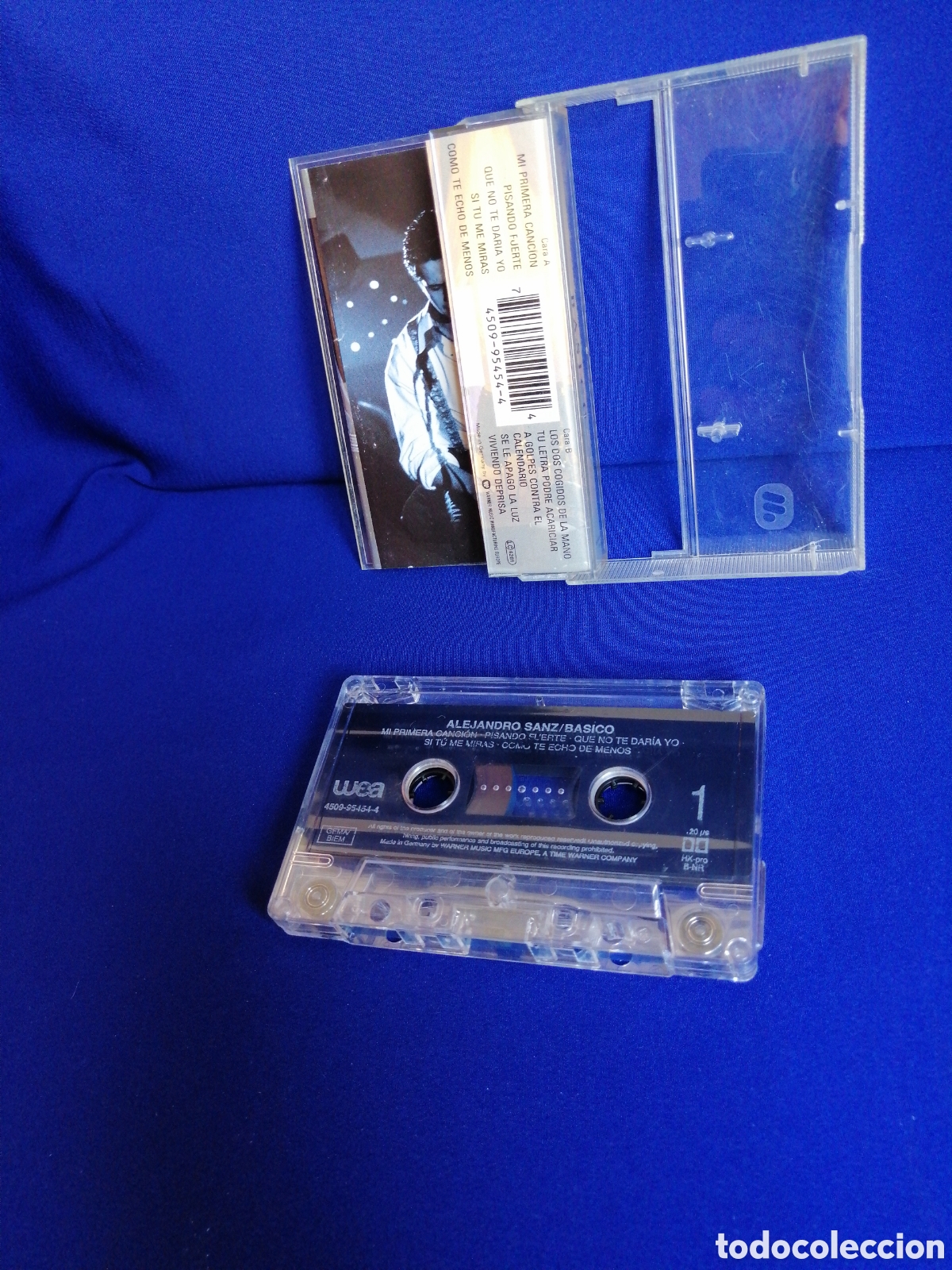 Casetes antiguos: ALEJANDRO SANZ - B&Aacute;SICO - A&Ntilde;O 1993 WEA 1 - Foto 3