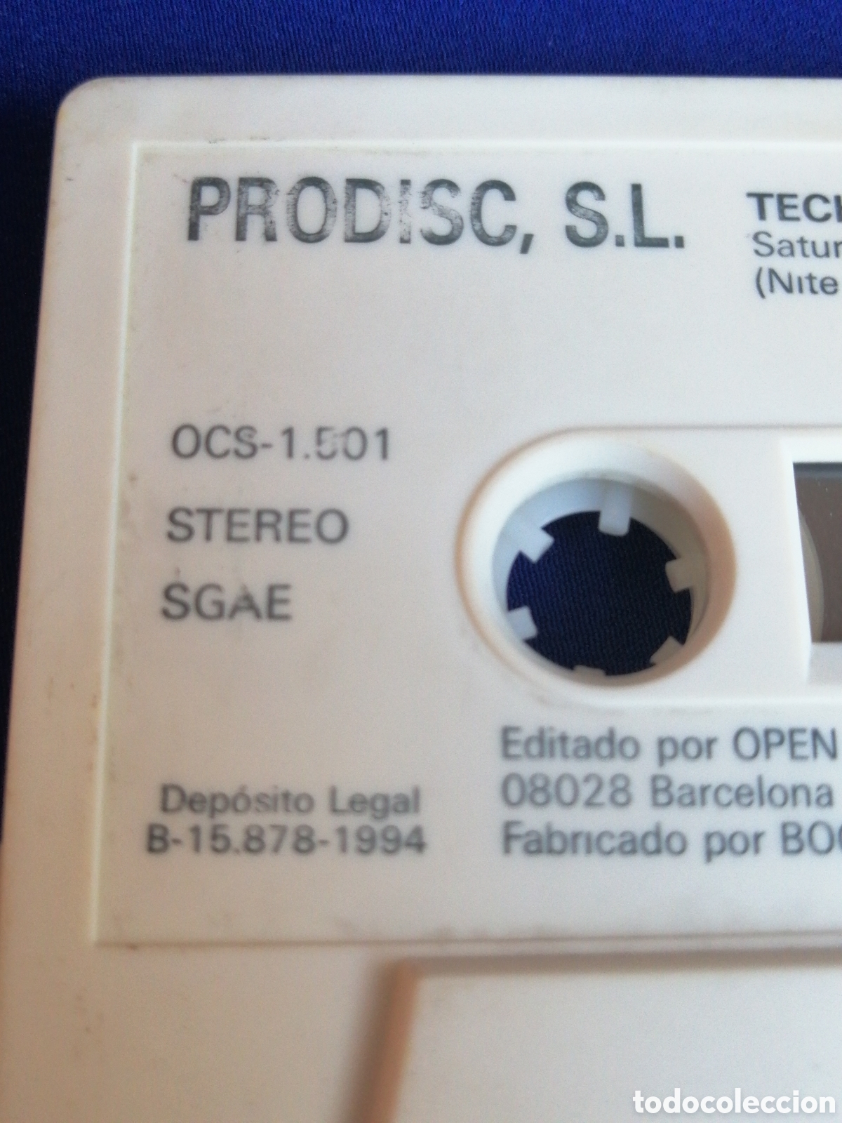 Casetes antiguos: TECHNO DANCE VALENCIA - VOL. 3 - A&Ntilde;O 1995 PRODISC, S. L. - Foto 8