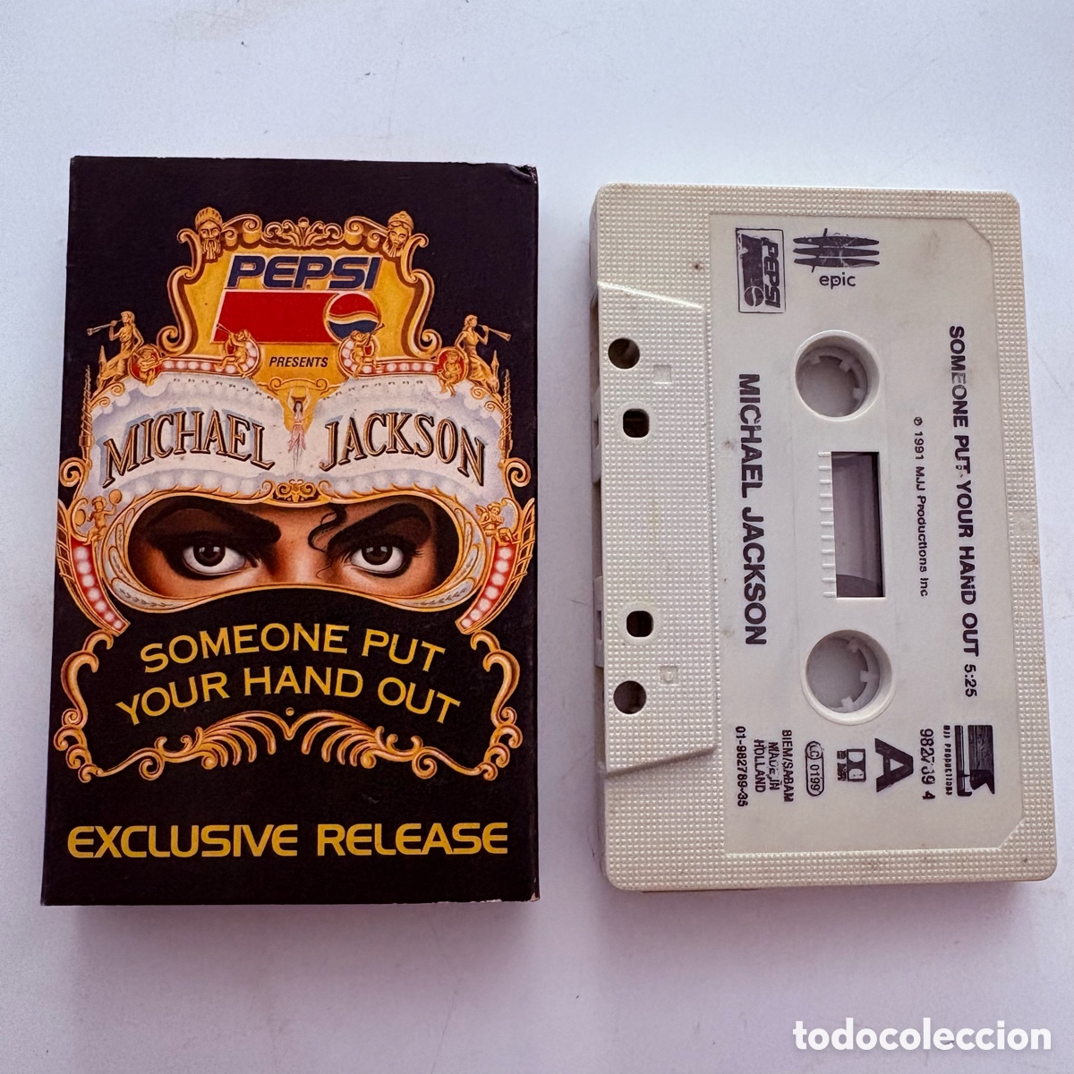 Casetes antiguos: Cinta cassette michael jackson someone put your hand out - promo pepsi 1992