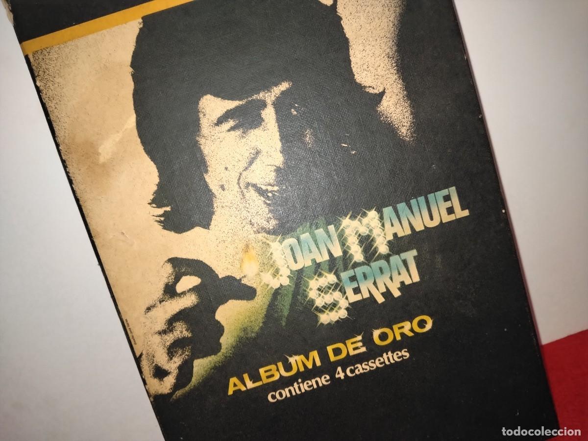 Cassetes antigas: ALBUM DE ORO JOAN MANUEL SERRAT CONTIENE 4 CASSETTES 1981
