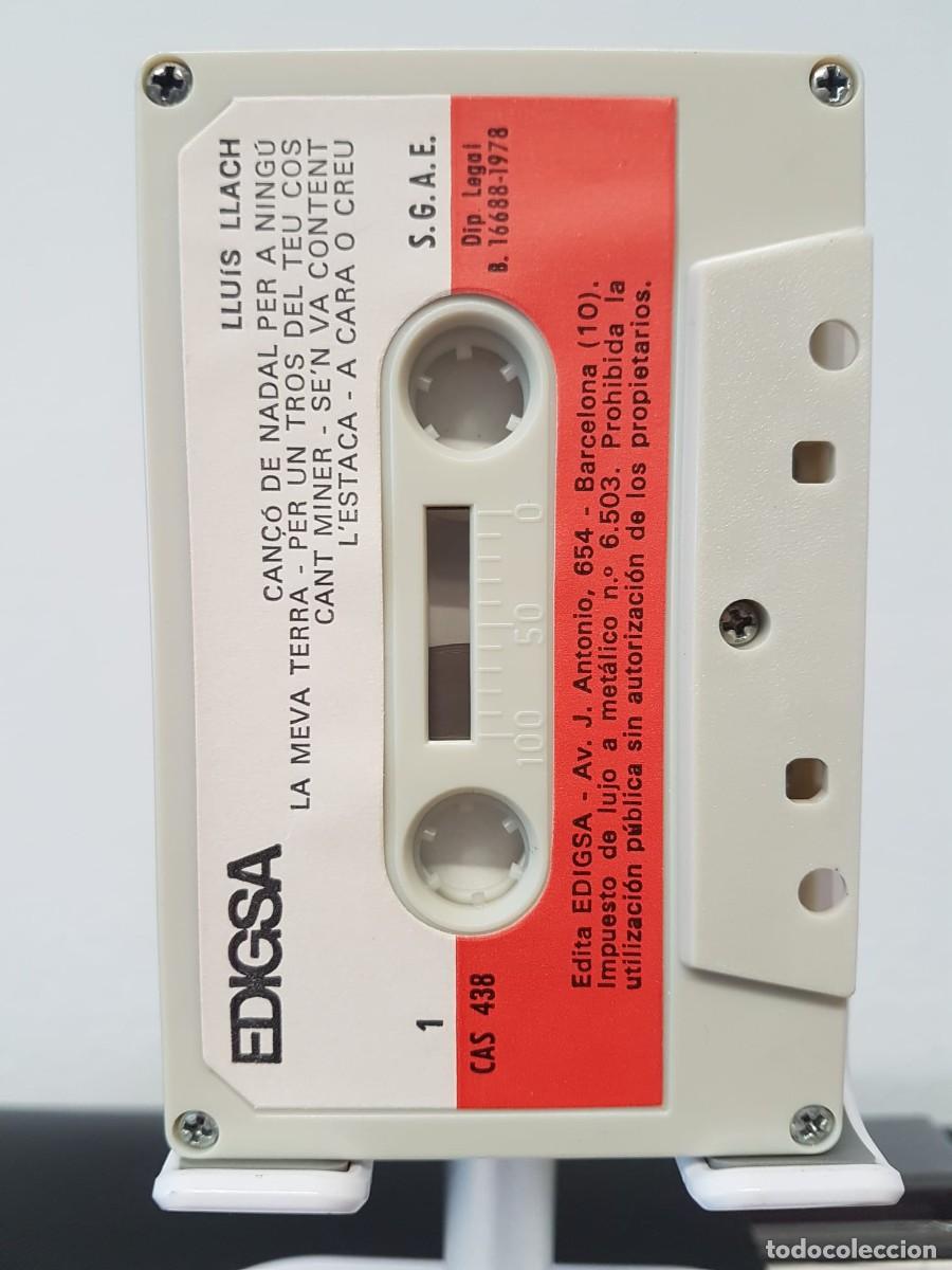 Casetes antiguos: Llu&iacute;s Llach - Ram&oacute;n Muntaner (Cassette) - Foto 3