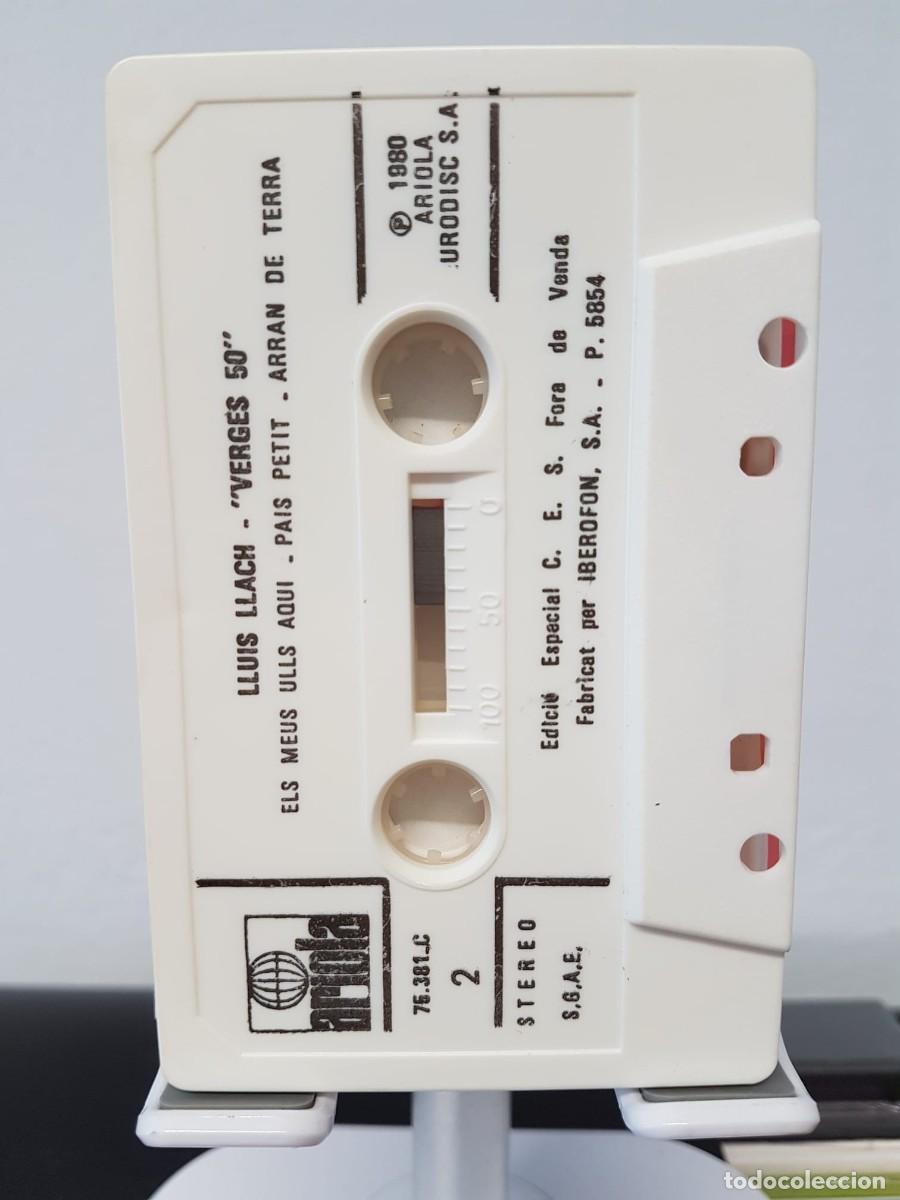 Casetes antiguos: Llu&iacute;s Llach - Verges 50 (Cassette) - Foto 4