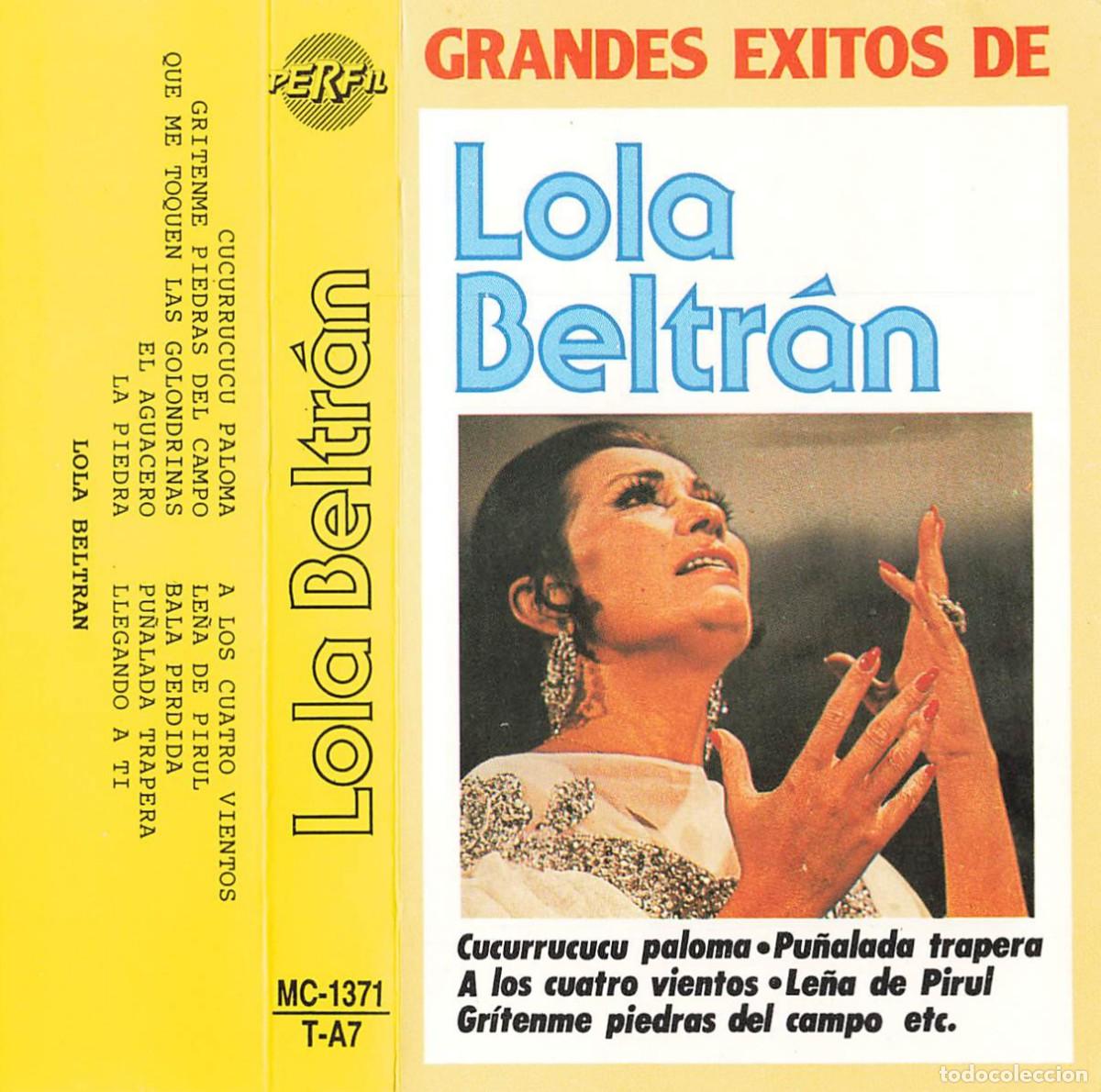 Casetes antiguos: Lola Beltr&aacute;n - Grandes &Eacute;xitos (Cassette) - Foto 5
