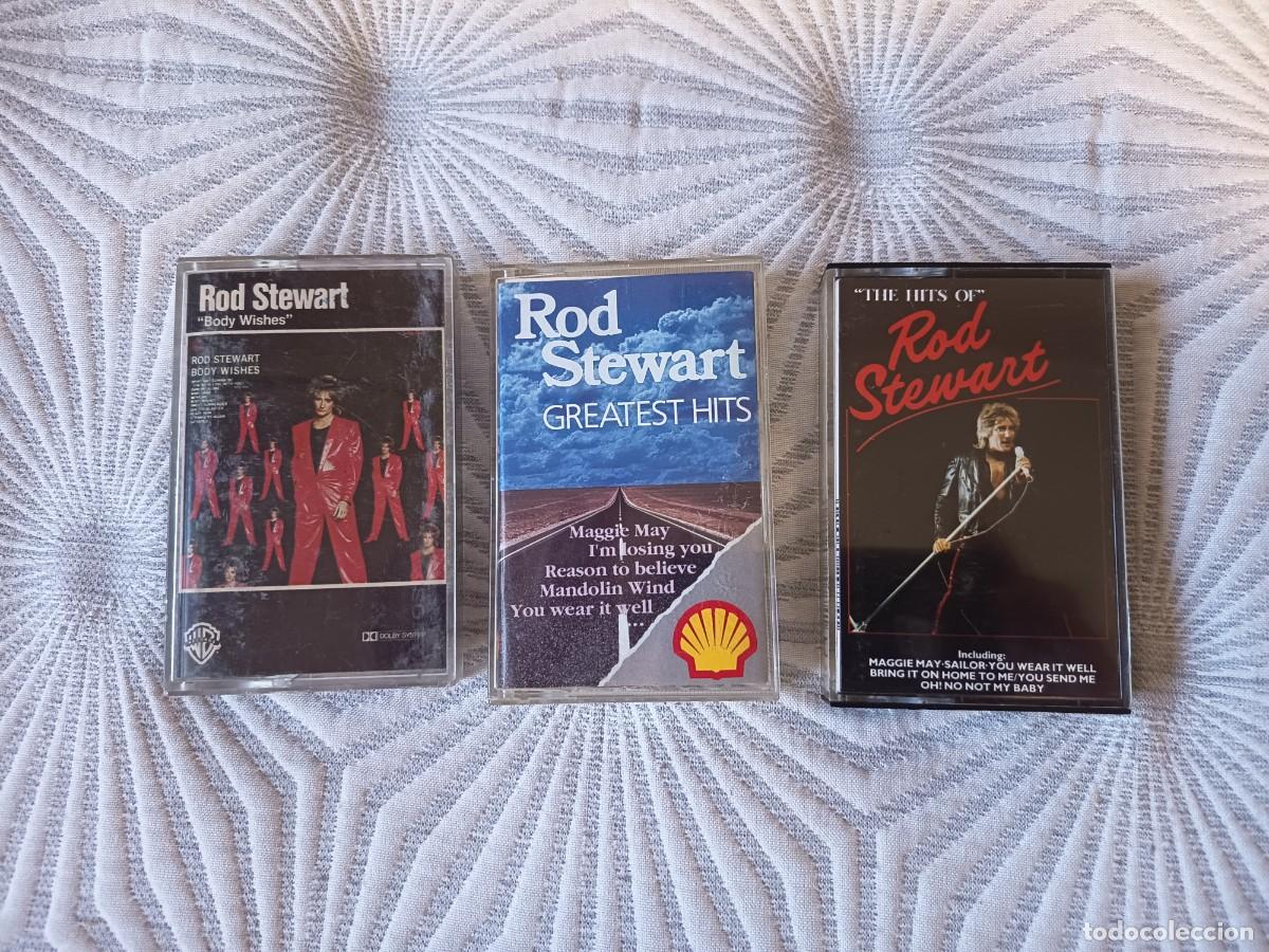Casetes antiguos: rod stewart - 3 cassettes