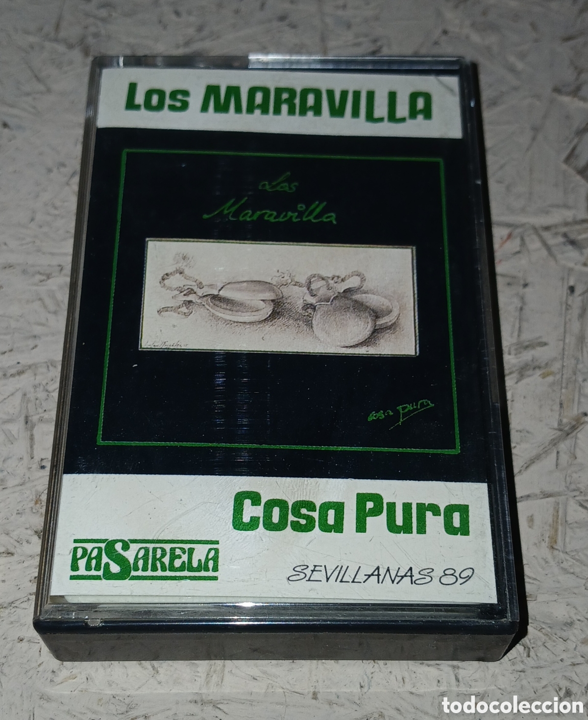 Casetes antiguos: Cassette Los Maravilla - Cosa Pura (Sevillanas 89) Pasarela 1988