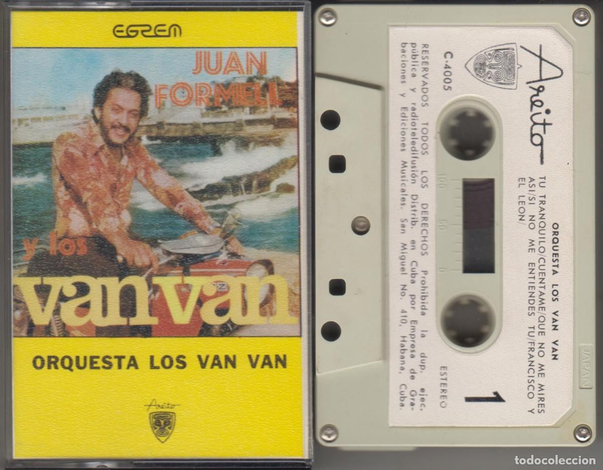 Casetes antiguos: Orquesta Los Van Van cassette Juan Formell 1982 Egrem Cuba Areito