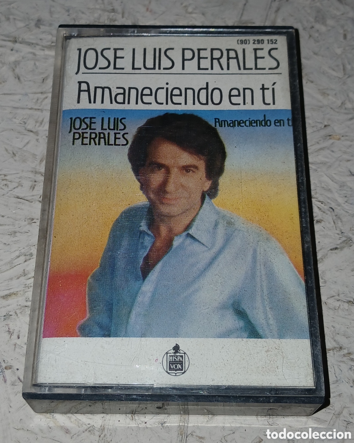 Casetes antiguos: Casete Jos&eacute; Luis Perales - Amaneciendo en ti (Hispavox, 1984)