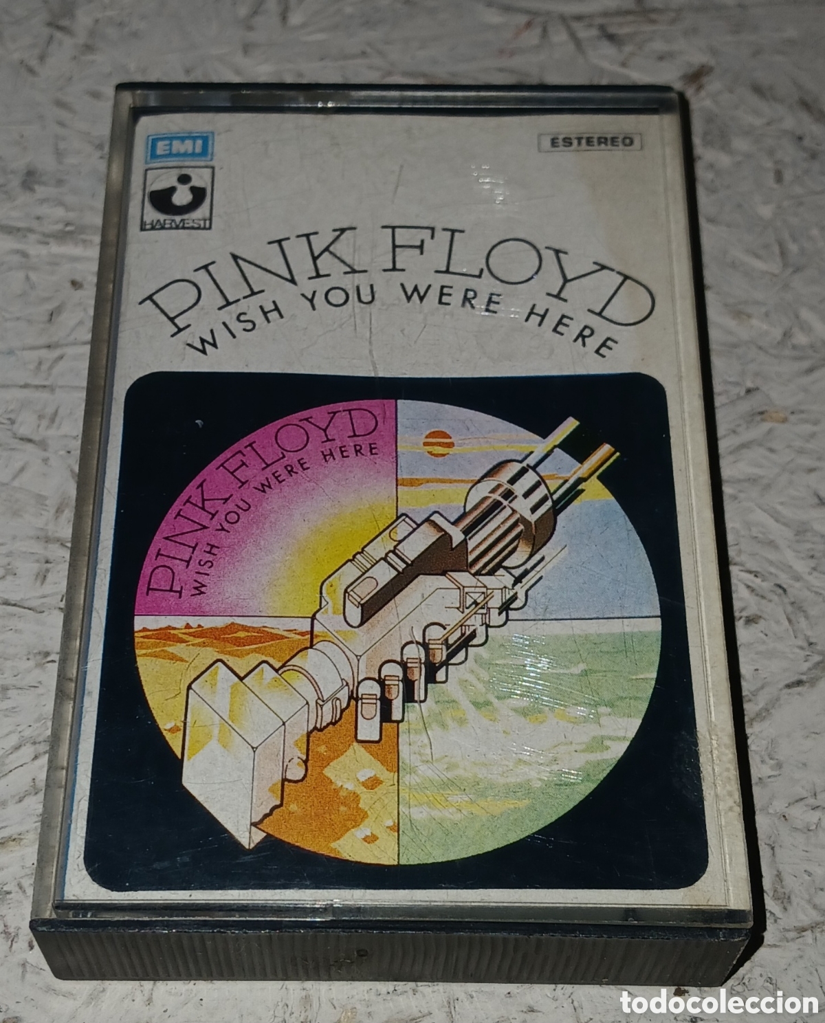 Casetes antiguos: Casete Pink Floyd - Wish You Were Here (1975) Edici&oacute;n Espa&ntilde;a EMI Harvest
