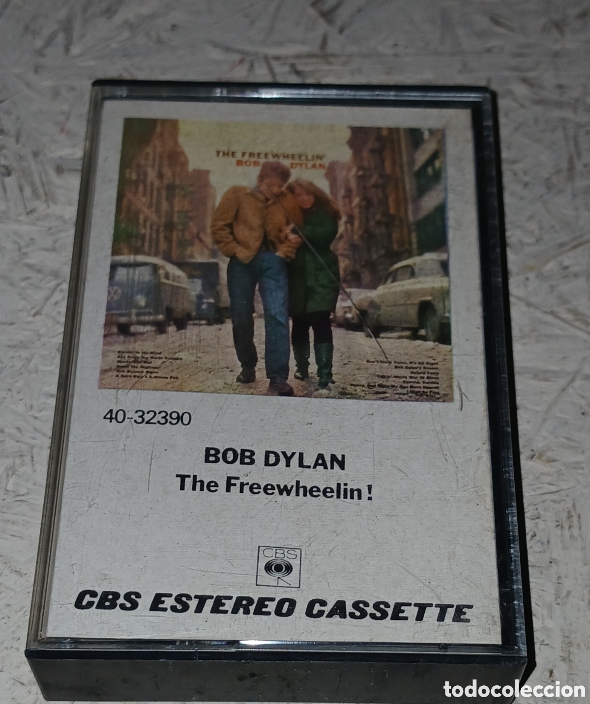 Casetes antiguos: Cassette Bob Dylan - The Freewheelin' Bob Dylan (CBS 1972) Edici&oacute;n Espa&ntilde;ola