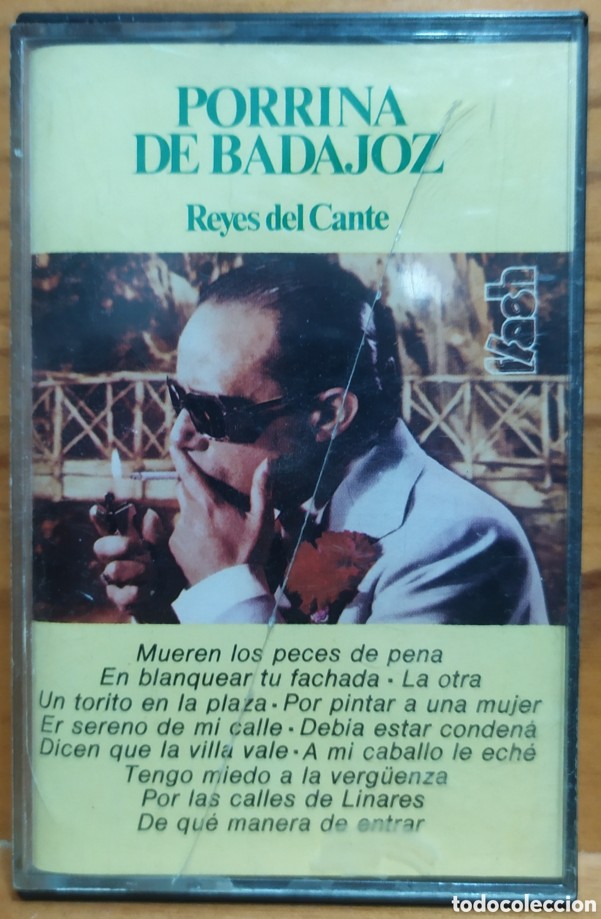 Casetes antiguos: Casete: Porrina de Badajoz - Marqu&eacute;s de Porrina, Reyes del cante 1976