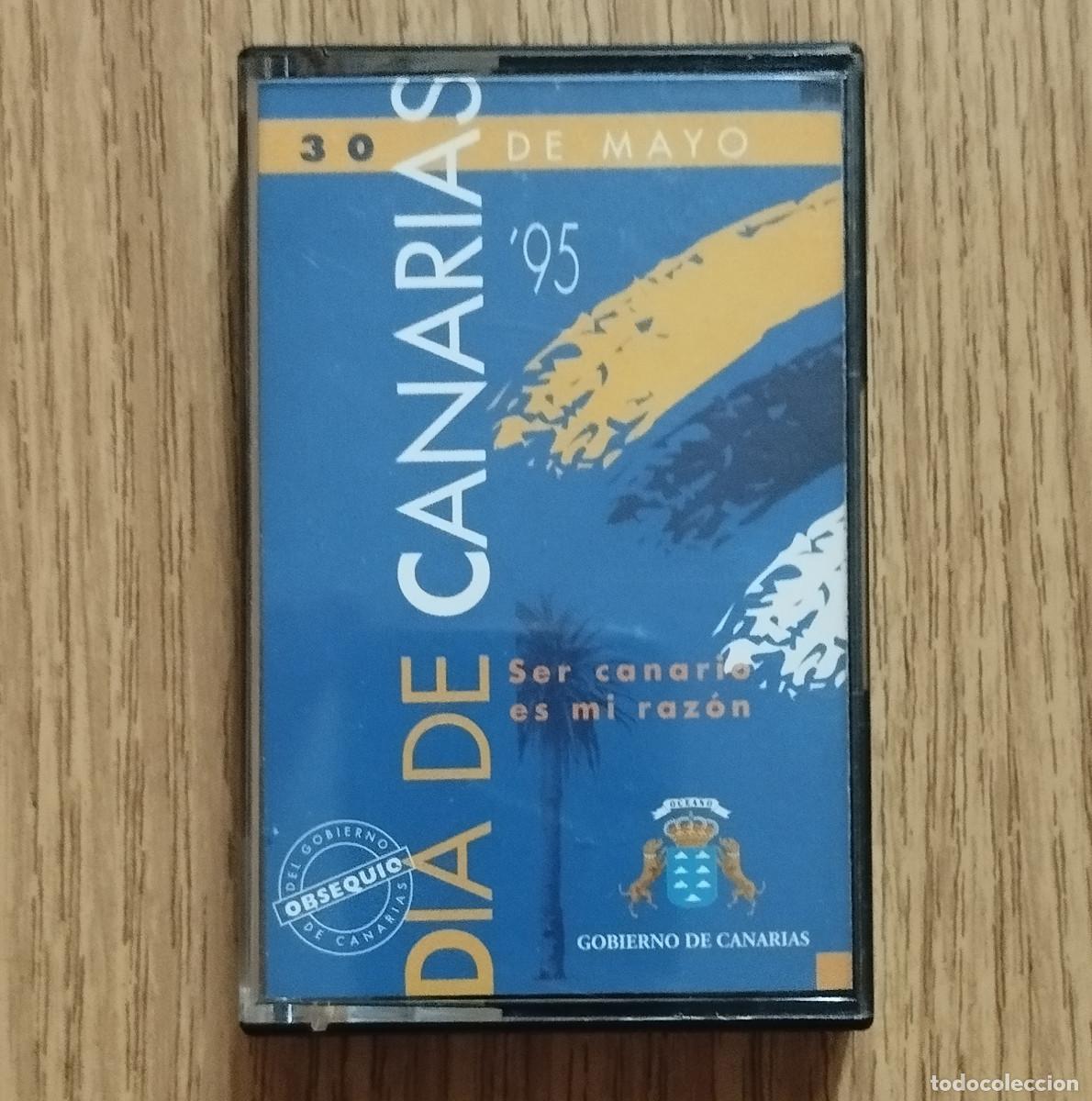 Casetes antiguos: Cinta de Casete D&Iacute;A DE CANARIAS 1995 | SER CANARIO ES MI RAZ&Oacute;N | Tenerife / Canarias