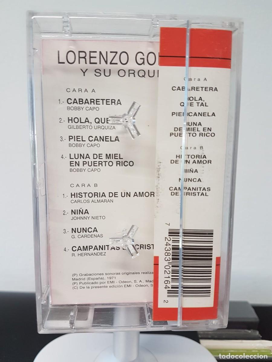 Casetes antiguos: Lorenzo Gonzalez y su Orquesta (Cassette) - Foto 4