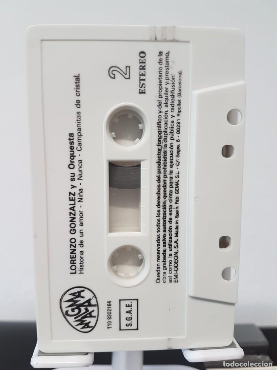 Casetes antiguos: Lorenzo Gonzalez y su Orquesta (Cassette) - Foto 6