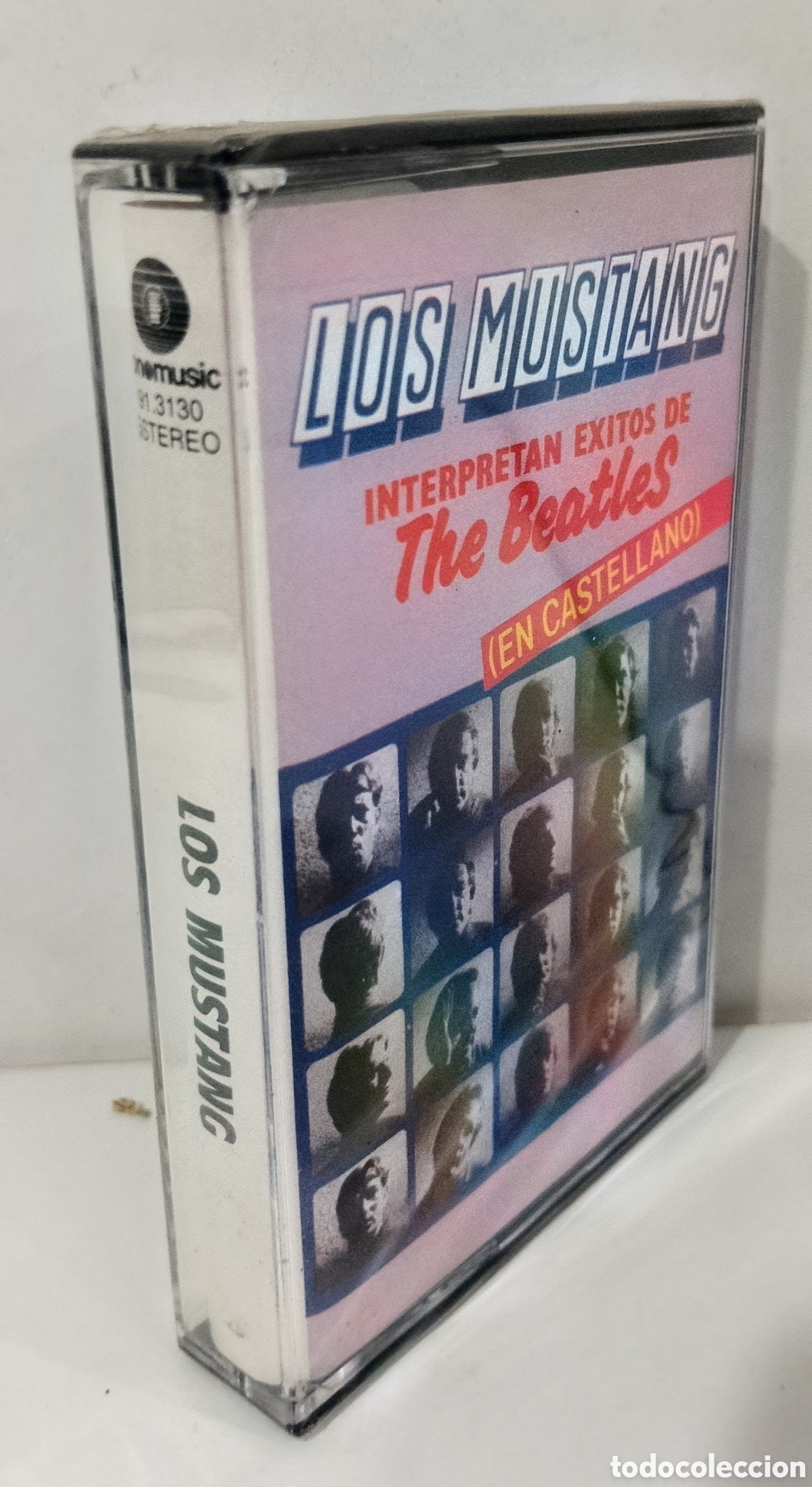 Casetes antiguos: LOS MUSTANG - INTERPRETAN EXITOS DE LOS BEATLES. CASSETTE PRECINTADO - Foto 2