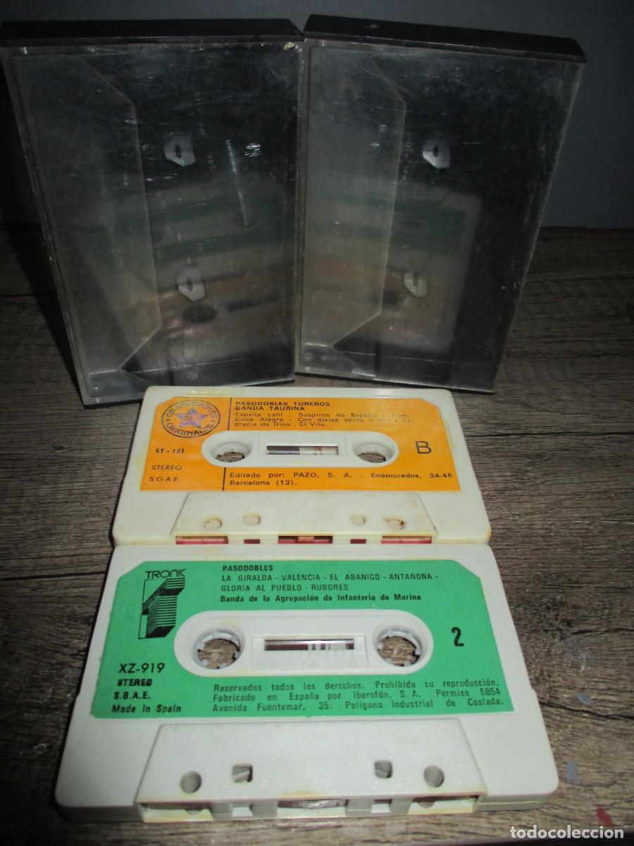 Casetes antiguos: 430- Pack 2 Casetes Vintage Pasodobles (Tronic / Star Originales)