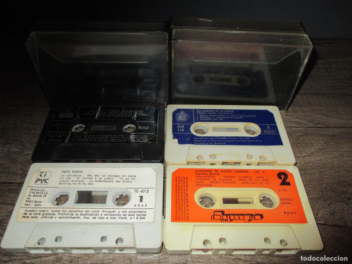 Casetes antiguos: 431- Lote 4 Cintas Cassette M&uacute;sica Espa&ntilde;ola Originales (El Fary, Pepe Pinto...)