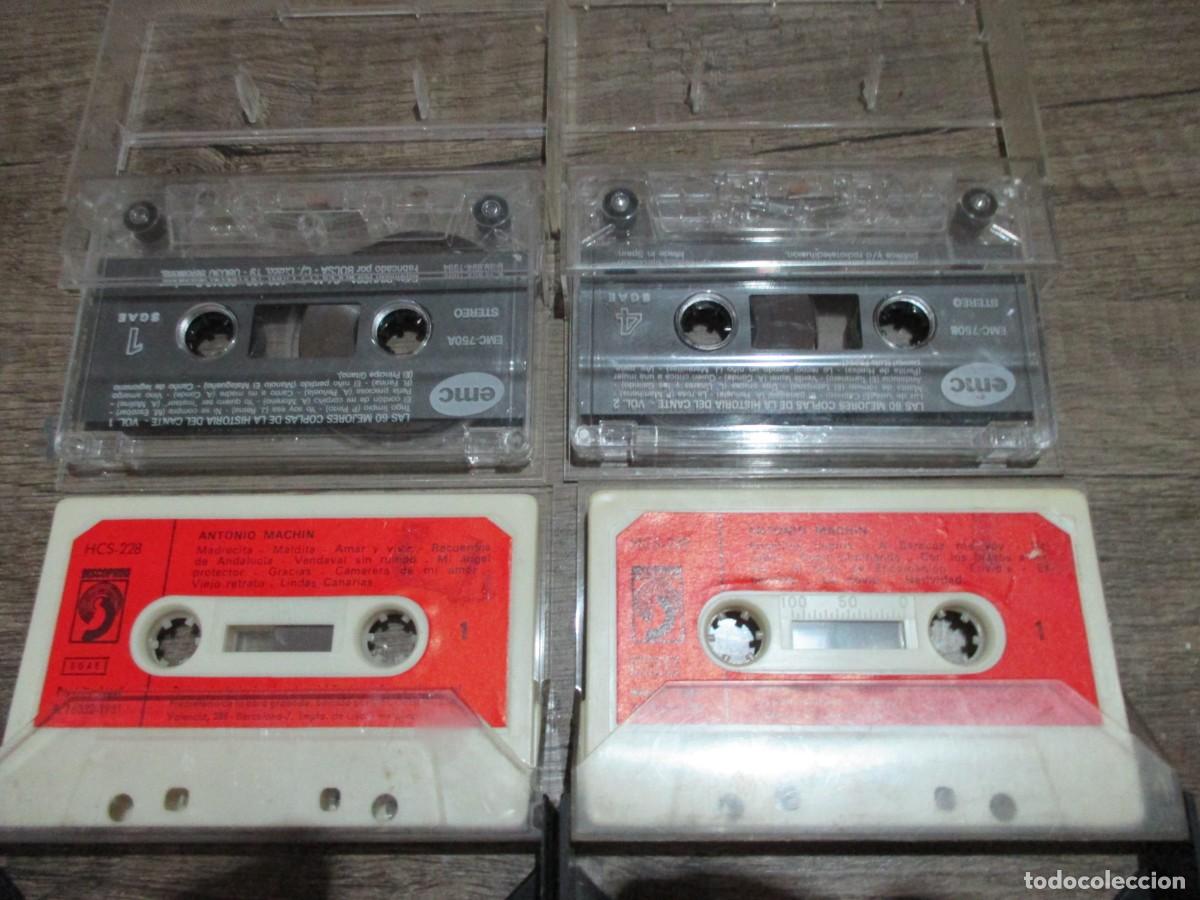 Casetes antiguos: 433- Lote 4 Cassettes Vintage - Antonio Mach&iacute;n (1981) + Las 60 Mejores Coplas (1994)