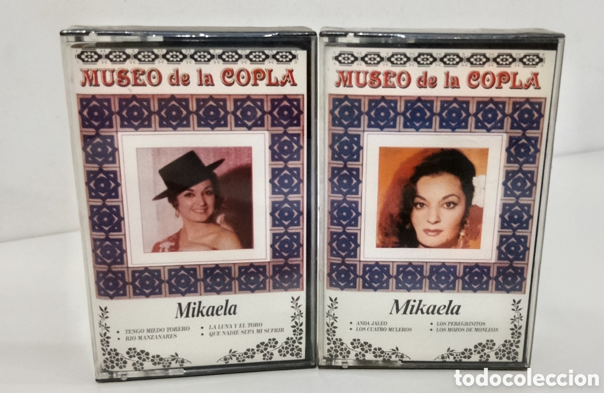 Casetes antiguos: ESPECIAL MIKAELA - MUSEO DE LA COPLA. 2 CASSETTES PRECINTADOS